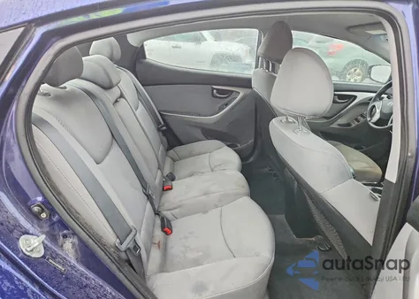 2012 Hyundai Elantra Gls from USA, damaged, VIN 5NPDH4AE0CH098708